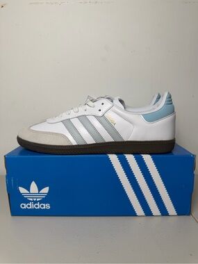 adidas Samba OG White Halo Blue Shoes
